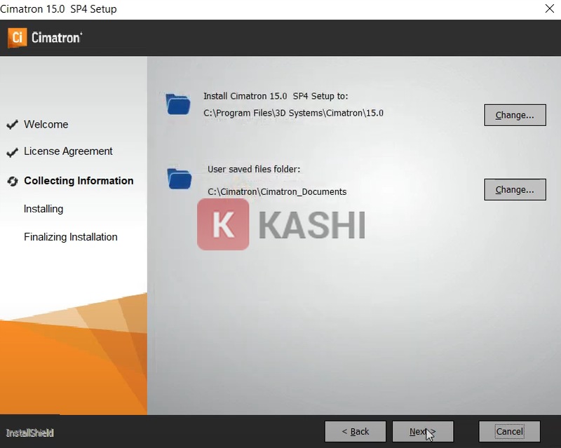 Chọn đường dẫn cài đặt