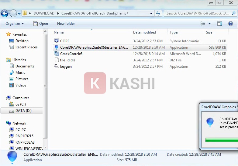 Chạy file cài đặt