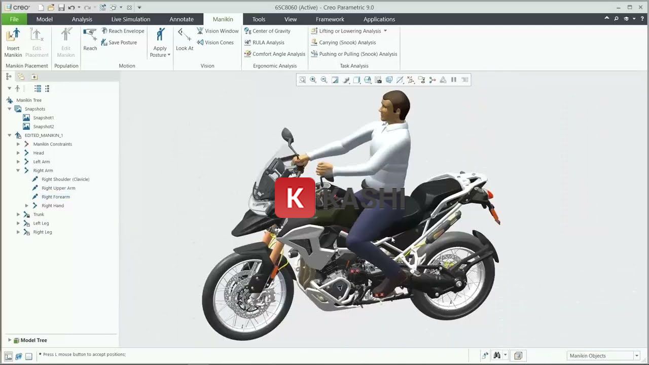 Giao diện phần mềm Creo 9.0