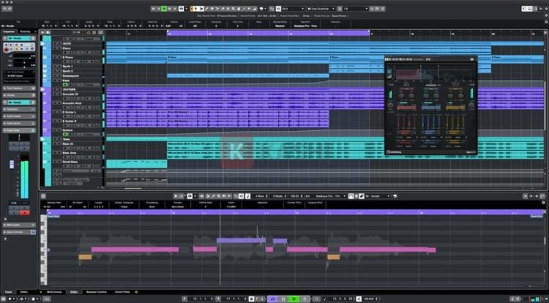 Giao diện Cubase 12