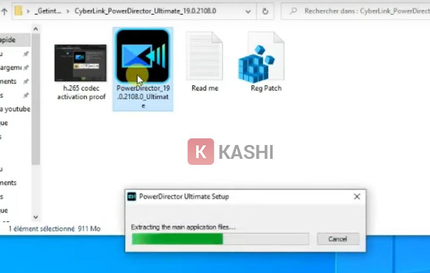 Click đúp chuột vào file cài đặt