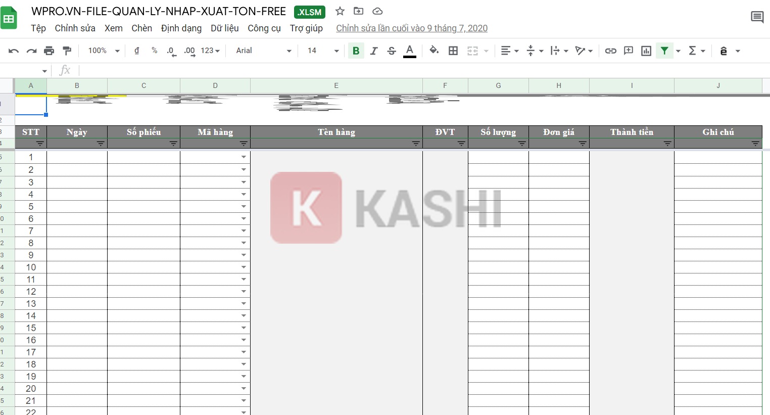 Giao diện file quản lý đơn giản