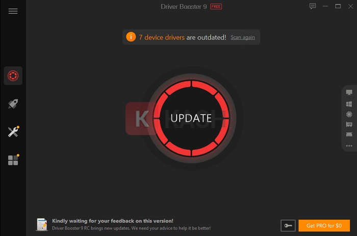 Quét driver với Driver Booster 9