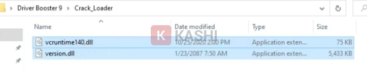 Sao chép file kích hoạt
