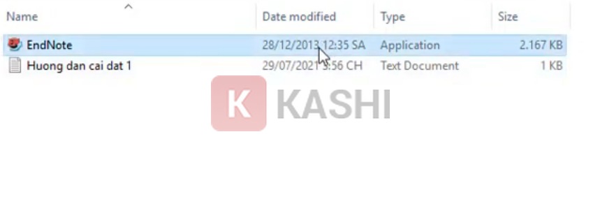 Copy file "Endnote".