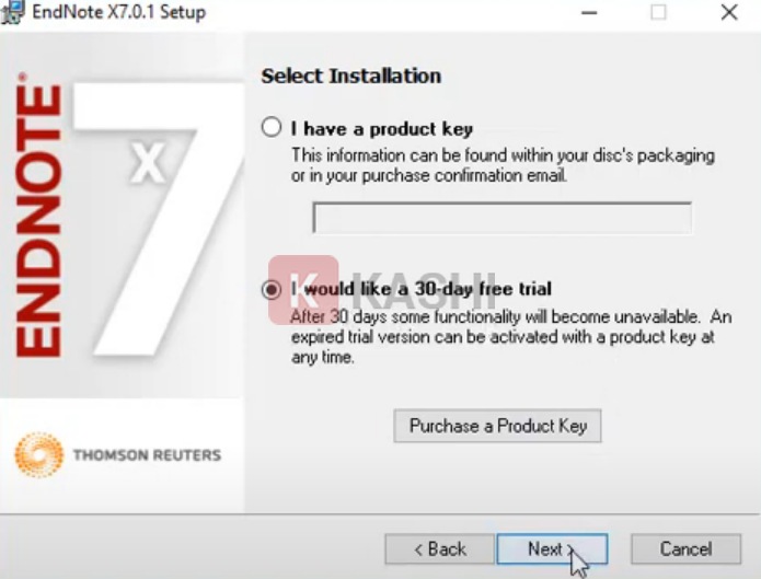 Chọn bản dùng thử