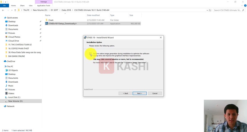 Bỏ tick tại đây và "Next"