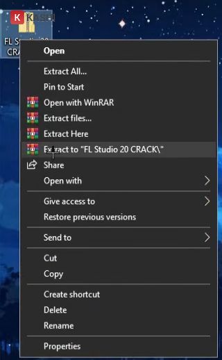 Giải nén file cài đặt