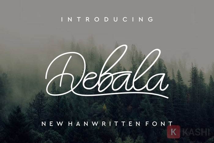 Font chữ viết tay nét mỏng 2