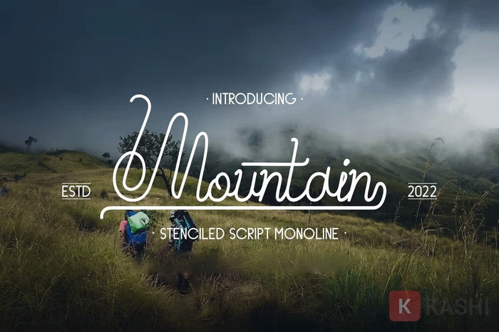 Font chữ viết tay nét mỏng 3