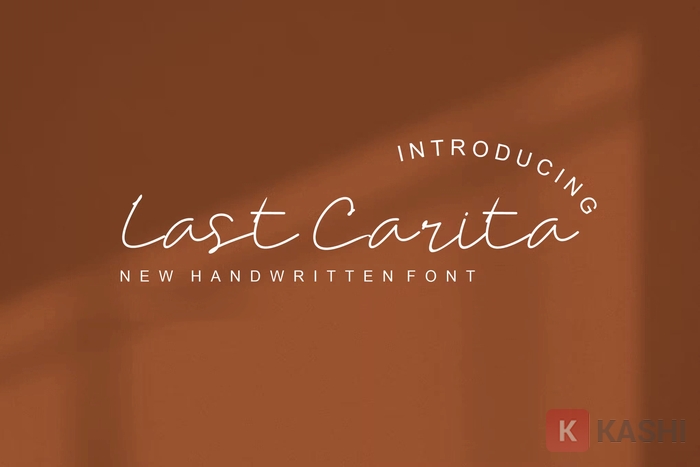 Font chữ viết tay nét mỏng 5