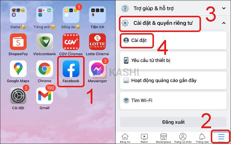 Kiểm tra số điện thoại Facebook