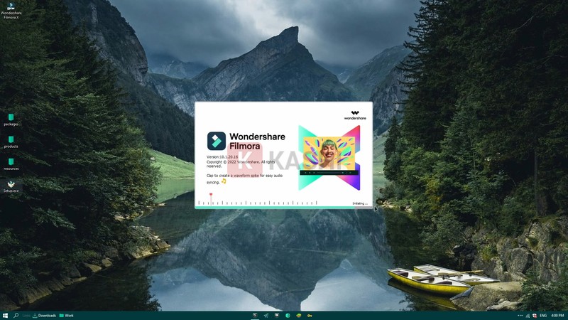 Đợi phần mềm load