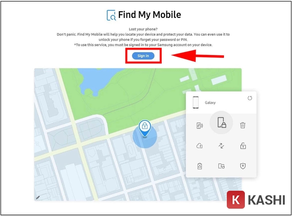 Đăng nhập và xem vị trí