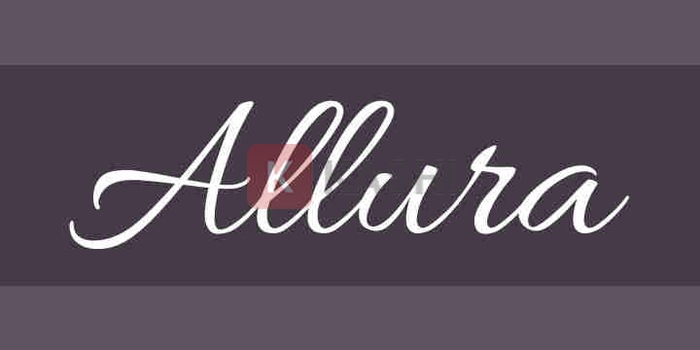 Font Allura