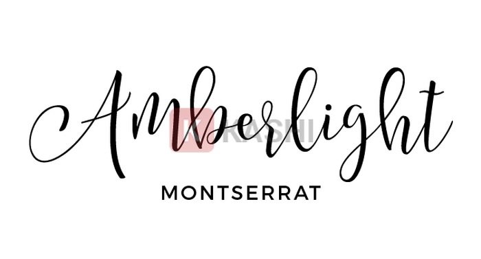 Kết hợp font chữ calligraphy với font chữ không chân