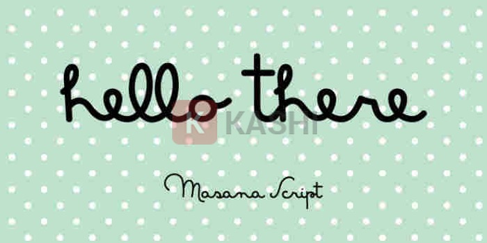 Font Masana Script