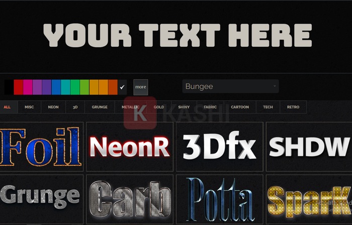 Công cụ TEXTFX
