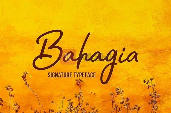 Font Bahagia