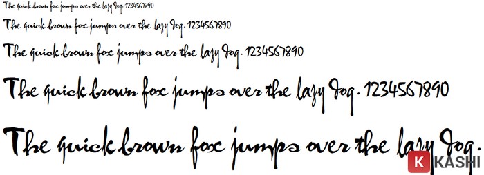 Mẫu chữ thư pháp truyền thống