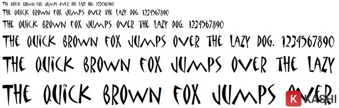 Mẫu chữ thư pháp độc đáo