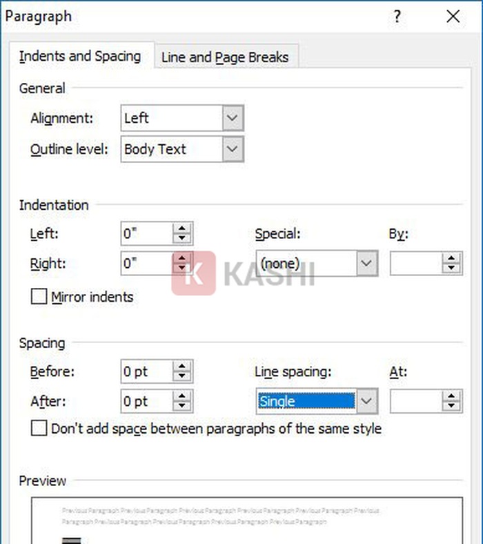 Điều chỉnh các mục
