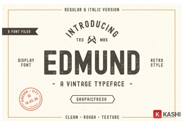 Font chữ Vintage 1