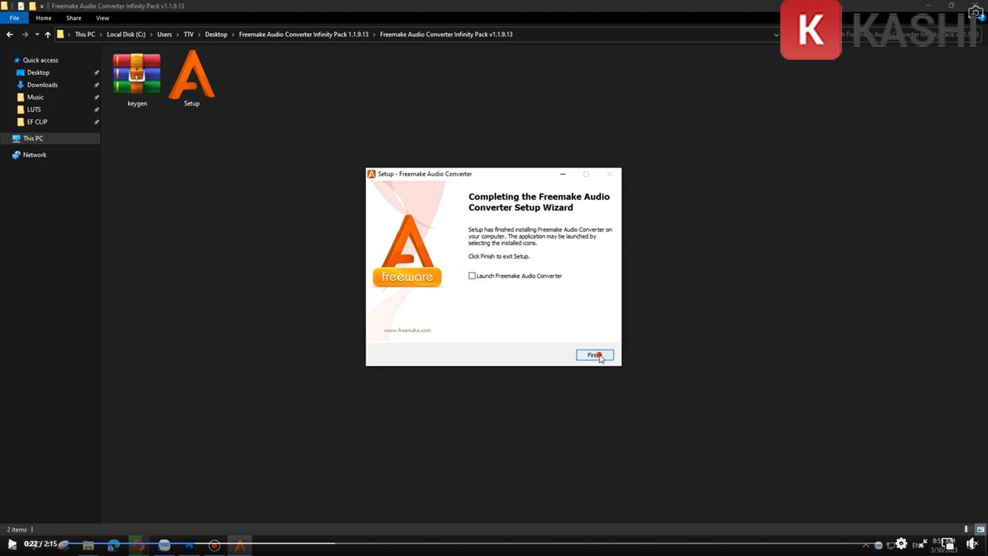 Hoàn tất cài đặt