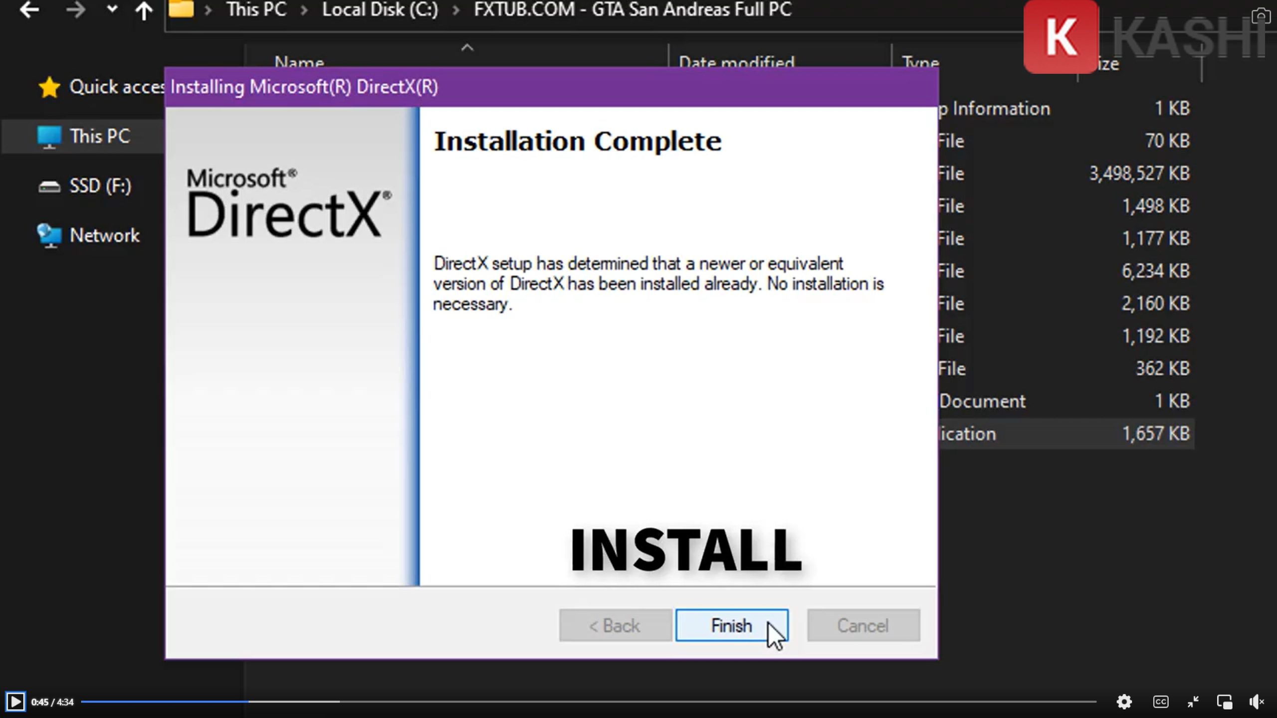 Cài đặt GTA San Andreas