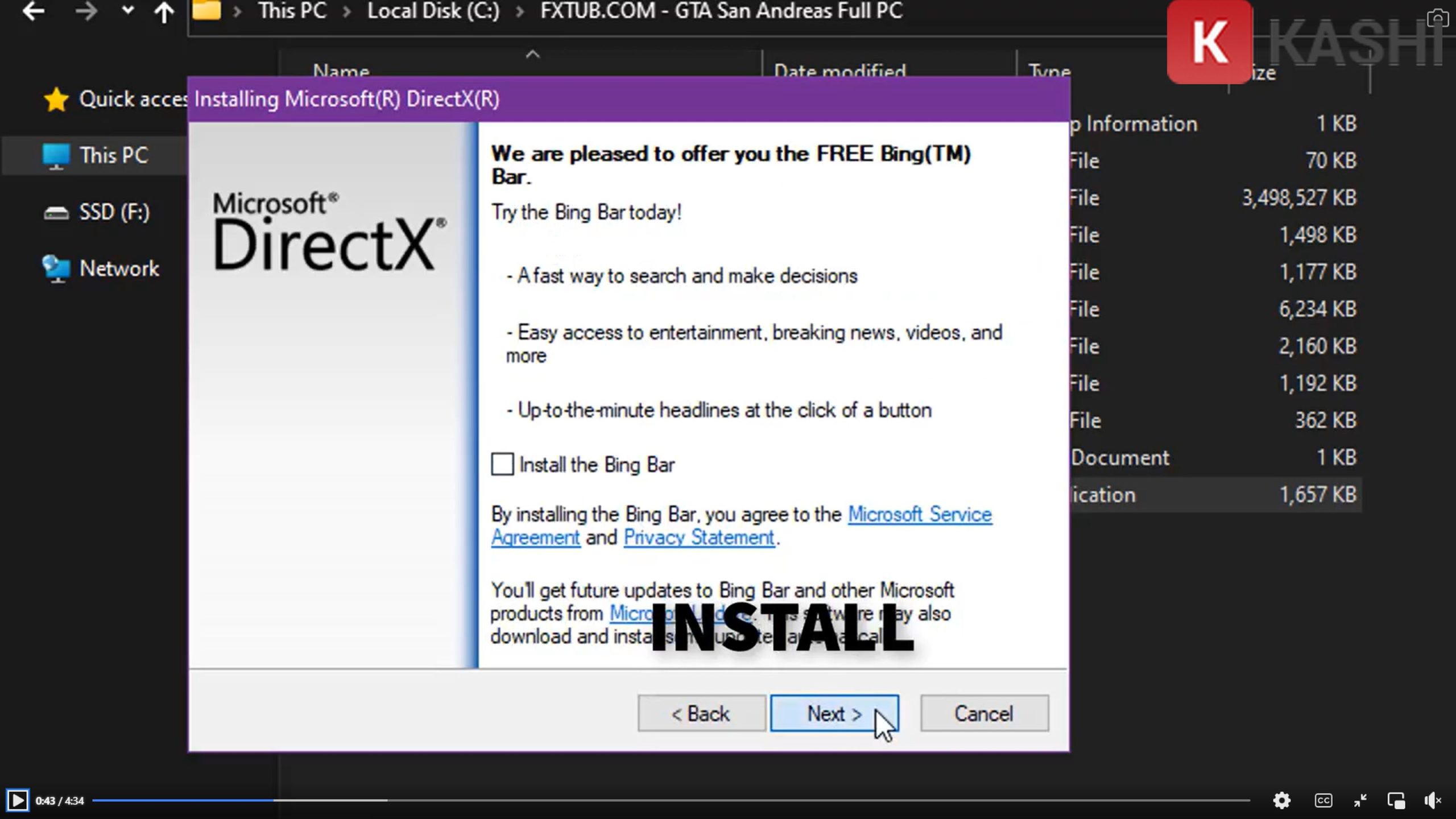 Cài đặt GTA San Andreas