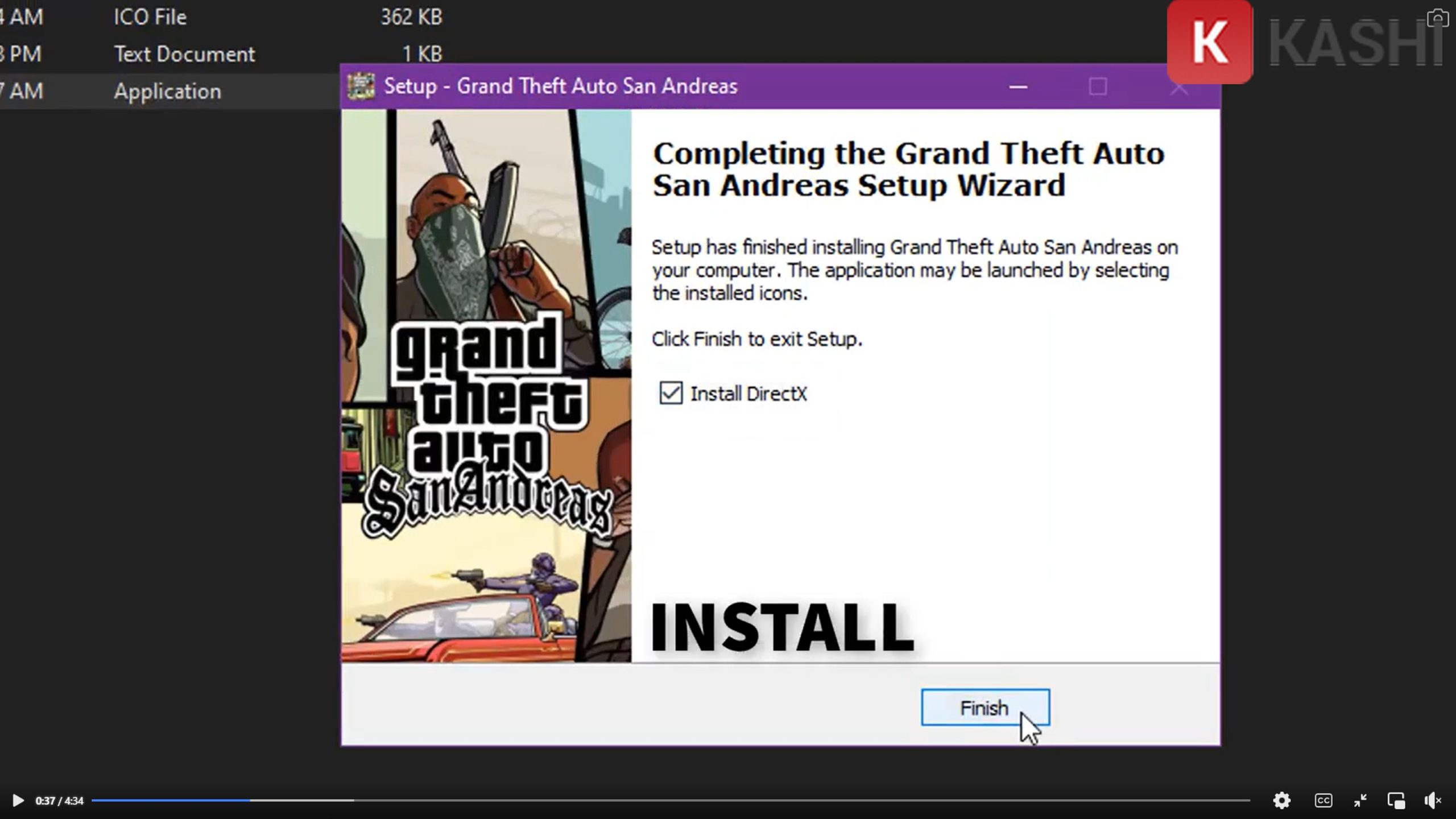 Cài đặt GTA San Andreas