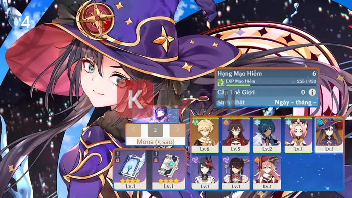 Acc Genshin Impact Mona