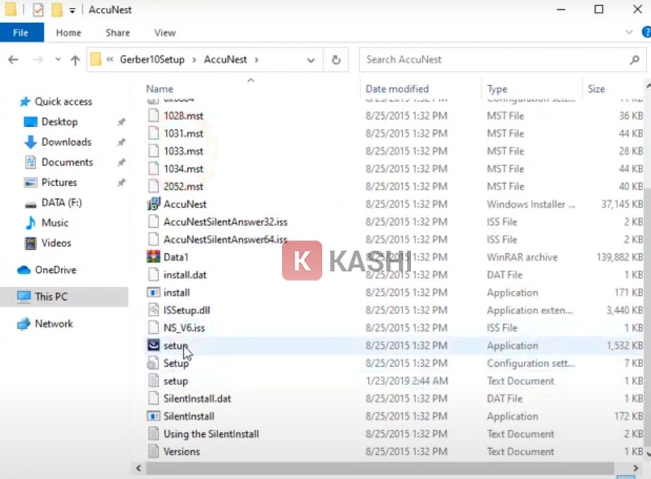 Cài đặt "AccuNest"