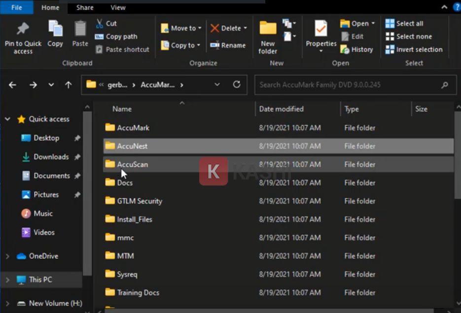 Cài đặt AccuScan
