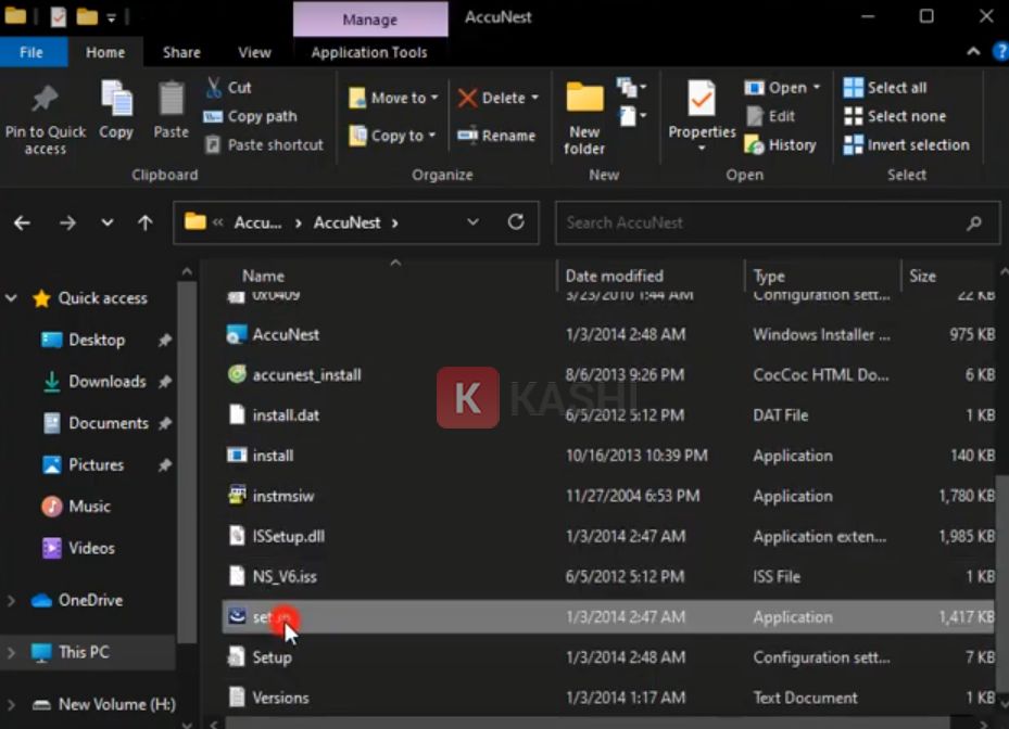 Cài đặt thêm AccuNest