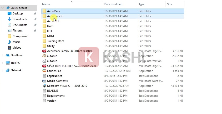 Cài đặt accumark3D và accuNest