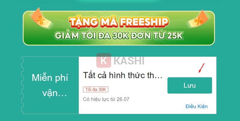 Lưu mã vận chuyển Shopee