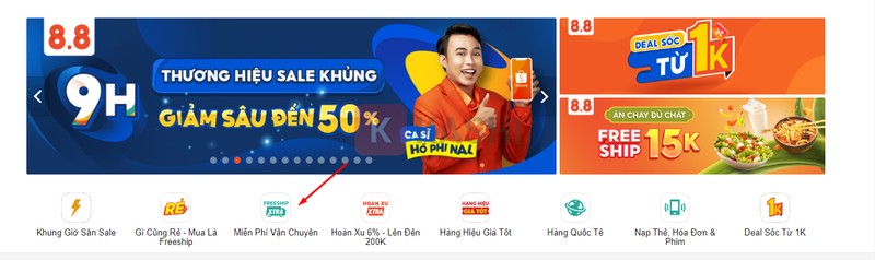 Lấy mã miễn phí vận chuyển Shopee