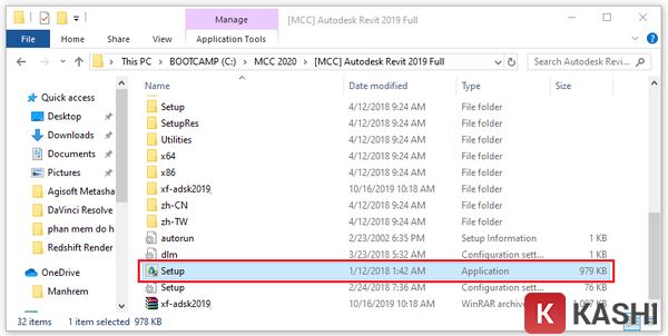 Cài đặt Revit 2019 full
