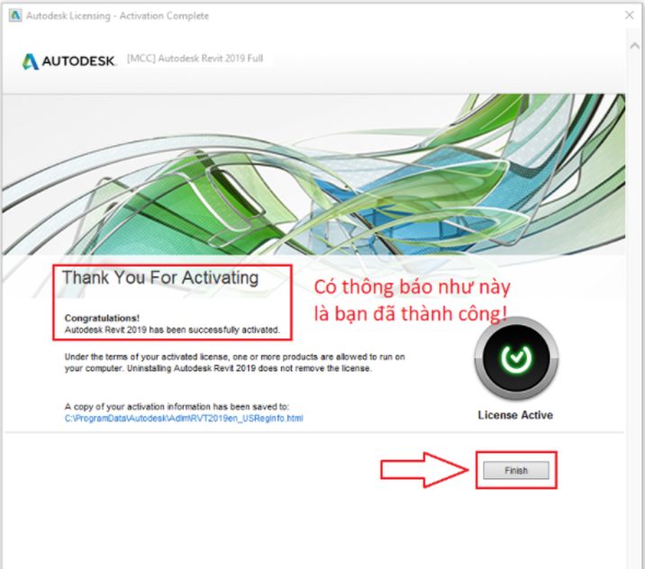 Activate thành công!