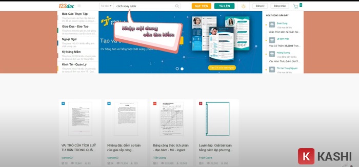 Nhập từ khóa tìm kiếm tài liệu