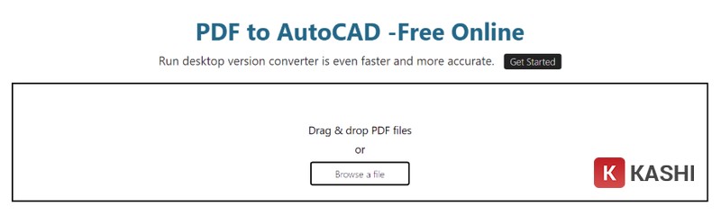 Chuyển đổi PDF sang CAD trực tuyến