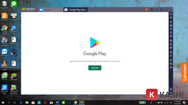 Đăng nhập Google Play trên BlueStacks Lite