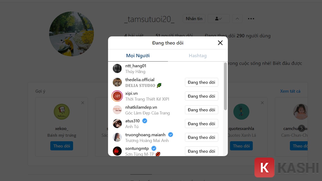 alt text: Kiểm tra xem ai đang theo dõi bạn trên Instagram