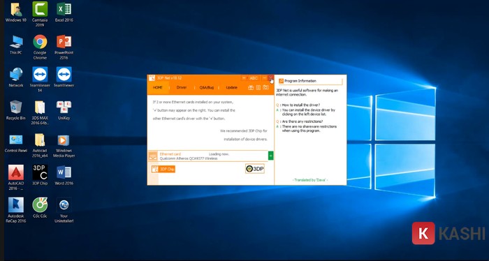 Giải nén 3DP Net hoàn tất
