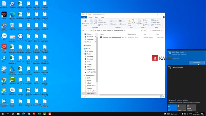 Tắt kết nối internet