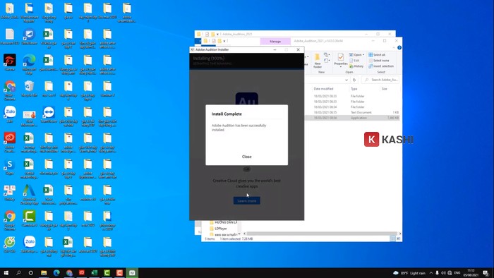 Hoàn tất cài đặt