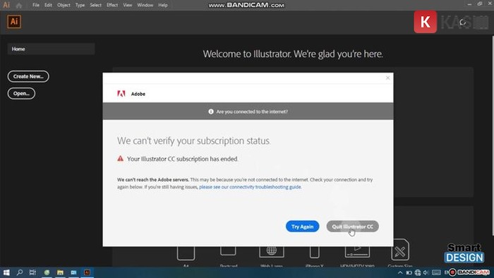 Thoát Illustrator CC