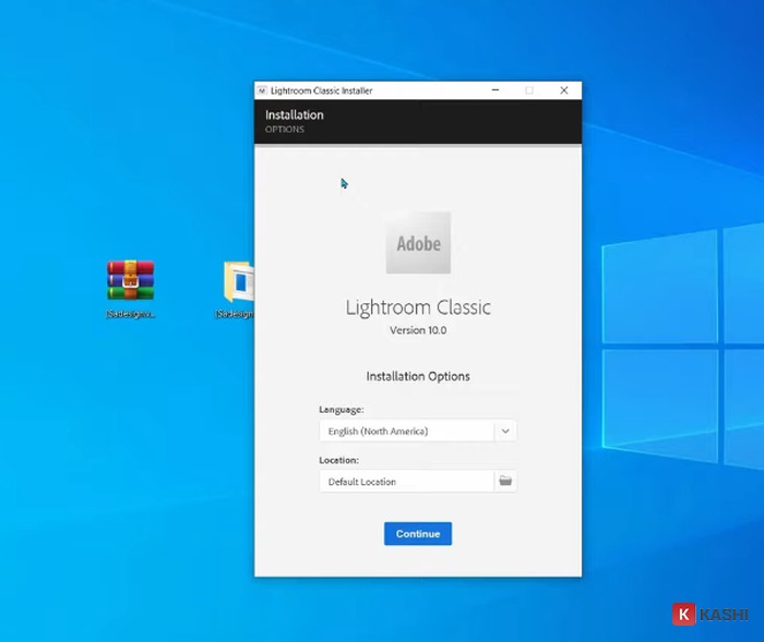Chọn “Continue”