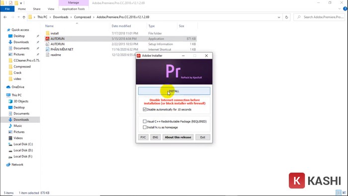 Cài đặt Premiere Pro CC 2018